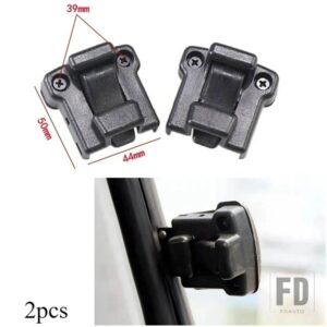 トヨタ サイドウィンドウガラスロックバックル ハイエースダイナライトエースバンランドクルーザーハイラックス - 2pcs