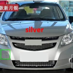 シボレー 自動車用 フロントバンパー牽引フックカバー トレーラーキャップ SAIL 2010-2014用 - Silver