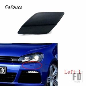ゴルフ 6 R MK6 2009-2013 5K0955110G 用 フロントバンパー ヘッドライト ウォッシャー ノズル カバー キャップ - 1piece Left L