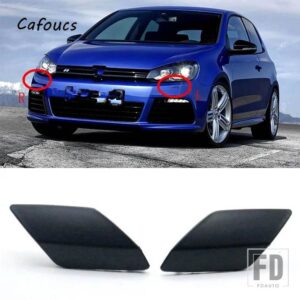 ゴルフ 6 R MK6 2009-2013 5K0955110G 用 フロントバンパー ヘッドライト ウォッシャー ノズル カバー キャップ - 1pair L and R