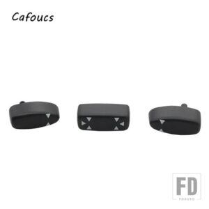 シトロエン プジョー C4 トライアンフ 407 ブラックパワーシート調整ボタンスイッチアジャスター - 3pcs