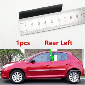 シトロエン プジョー 206 207 C2 用 外側の窓用ゴム製シーリングストリップ 1個 - 1pcs Rear left RL