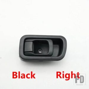 日産 内側ドアハンドル フレーム付き フロンティア ナバラ D22 1997-2004用 - Black Right