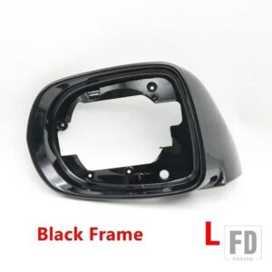 レクサス LHD 自動車用 バックミラーカバーフレーム ウィンカーライトガラスレンズ RX270 RX350 RX300 RX450 2010-15用 - 1pcs black frame L