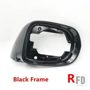 レクサス LHD 自動車用 バックミラーカバーフレーム ウィンカーライトガラスレンズ RX270 RX350 RX300 RX450 2010-15用 - 1pcs black frame R