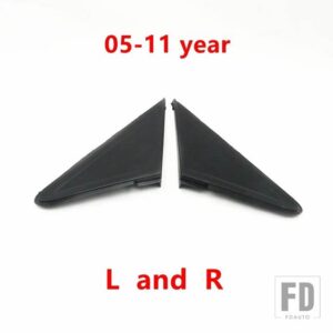 フォード バックミラーサイドトライアングルカバー外装トリムパネル フォーカスMK2 MK3 2005 2006 2007 -2012-2017用 - 1pair 05-11 year