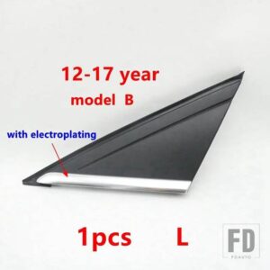 フォード バックミラーサイドトライアングルカバー外装トリムパネル フォーカスMK2 MK3 2005 2006 2007 -2012-2017用 - 1pcs 12-17 Left B