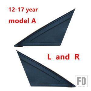 フォード バックミラーサイドトライアングルカバー外装トリムパネル フォーカスMK2 MK3 2005 2006 2007 -2012-2017用 - 1pair 12-17 A