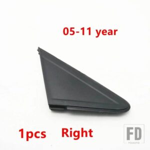 フォード バックミラーサイドトライアングルカバー外装トリムパネル フォーカスMK2 MK3 2005 2006 2007 -2012-2017用 - 1pcs 05-11 Right