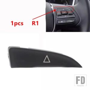ROEWE 360 RX3 RX5 I5 I6 MG6 HS GS ZS用多機能ステアリングホイールスイッチボタンカバー - 1pcs R1 cover