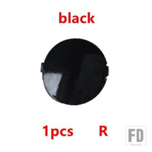 マツダ カーアクセサリー フロントバンパー トレーラーキャップ 牽引フックカバー CX-3 CX3 DK 2014-2023 部品ナンバー D10J-50-A12A - 1pcs black right