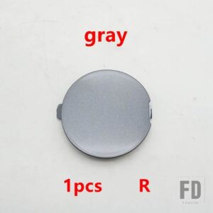 マツダ カーアクセサリー フロントバンパー トレーラーキャップ 牽引フックカバー CX-3 CX3 DK 2014-2023 部品ナンバー D10J-50-A12A - 1pcs gray Right