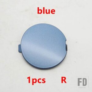 マツダ カーアクセサリー フロントバンパー トレーラーキャップ 牽引フックカバー CX-3 CX3 DK 2014-2023 部品ナンバー D10J-50-A12A - 1pcs blue Right