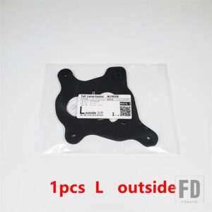 トヨタ アウターリアバンパー ヘッドライト テールライト ランプ シーリングガスケット カローラ 2014-18用 - 1pcs outer Left