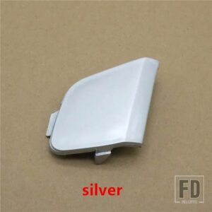 フォード フロントバンパートレーラーシェルキャップ牽引フックカバー フォーカス3 MK3 1.6 2.0L 2012 2013 2014用 - Silver