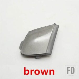 フォード フロントバンパートレーラーシェルキャップ牽引フックカバー フォーカス3 MK3 1.6 2.0L 2012 2013 2014用 - Brown