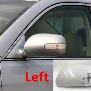 トヨタ カムリ ヴィオス 2006-11用 ウィンカーライト付き自動車用 バックミラーカバー - Left side LH