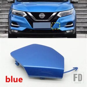 日産 フロントバンパー トレーラーキャップ 牽引フックカバー キャシュカイ J11 2019-21用 - 1pcs blue