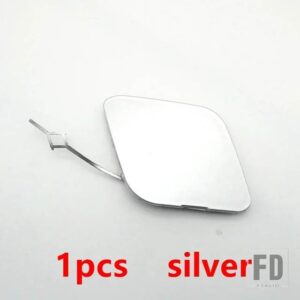 シボレー フロントバンパー 牽引フック アイカバーキャップ トラックス 2014 2015 2016用 - 1pcs silver