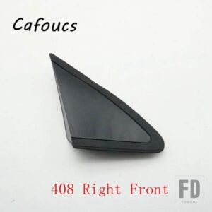 プジョー フロント三角ガラス装飾ボード フローシンクカバー バックミラー トライアングルシェル 308 408用 - 408 Right Front