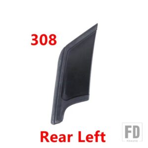 プジョー フロント三角ガラス装飾ボード フローシンクカバー バックミラー トライアングルシェル 308 408用 - 308 Left Rear