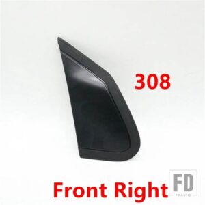 プジョー フロント三角ガラス装飾ボード フローシンクカバー バックミラー トライアングルシェル 308 408用 - 308 Right Front