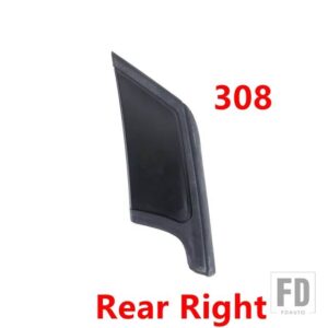 プジョー フロント三角ガラス装飾ボード フローシンクカバー バックミラー トライアングルシェル 308 408用 - 308 Right Rear