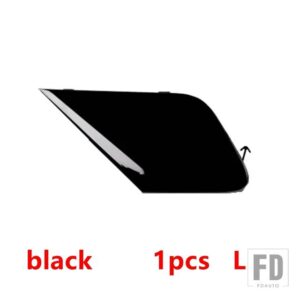 レクサス フロントバンパートレーラーカバー牽引フックキャップ未塗装 CT200H 2014-16用 - Black Left