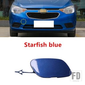 シボレー セイル 3 2015-2017 用 フロントバンパー牽引フックカバーキャップ - Starfish blue