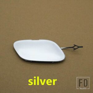 シボレー セイル 3 2015-2017 用 フロントバンパー牽引フックカバーキャップ - Silver
