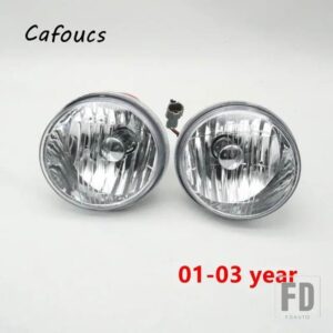 トヨタ ハイランダー クルーガー 2001-07用 フロントバンパー フォグランプ 電球付き 1ペア - 1pair foglight 01-03