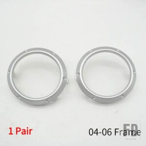 トヨタ ハイランダー クルーガー 2001-07用 フロントバンパー フォグランプ 電球付き 1ペア - 1 pair frame