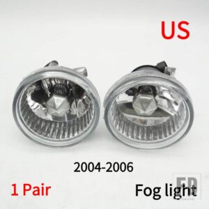 トヨタ ハイランダー クルーガー 2001-07用 フロントバンパー フォグランプ 電球付き 1ペア - 1pair fog light US