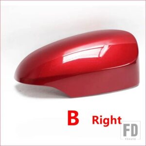 トヨタ ヤリス 2012-19 用 バックミラーカバーハウジングキャップ ウィンカーライト付きフィットバージョン - B red Right