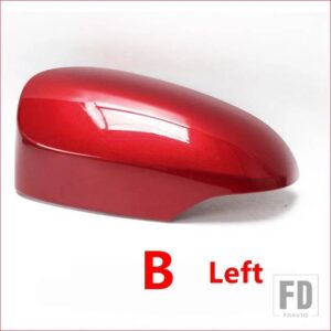 トヨタ ヤリス 2012-19 用 バックミラーカバーハウジングキャップ ウィンカーライト付きフィットバージョン - B red Left