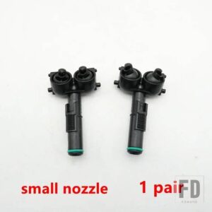 マツダ フロントバンパー ヘッドランプ ヘッドライトウォッシャーノズル スプレージェットカバーキャップ蓋 3 アクセラ BK 2003-08用 - 1pair small nozzle