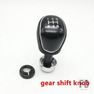 フォード 5速カーギアシフトノブブーツレバースリーブダストカバー エコスポーツ 2013 2016 2017 2018用 - Gear Shift Knob