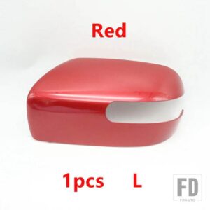 マツダ 自動車用 バックミラーカバーフレーム アンダーキャップ レンズ 折りたたみモーター 5 8 MPV 2007-2013 CX-7 2007-2012 CX-9 2006-2009 - 1pcs red left