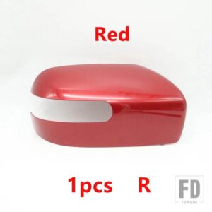 マツダ 自動車用 バックミラーカバーフレーム アンダーキャップ レンズ 折りたたみモーター 5 8 MPV 2007-2013 CX-7 2007-2012 CX-9 2006-2009 - 1pcs red right