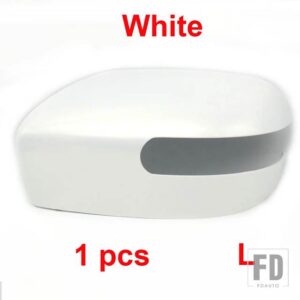 マツダ 自動車用 バックミラーカバーフレーム アンダーキャップ レンズ 折りたたみモーター 5 8 MPV 2007-2013 CX-7 2007-2012 CX-9 2006-2009 - 1pcs white Left