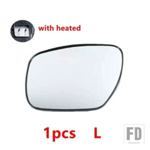 マツダ 自動車用 バックミラーカバーフレーム アンダーキャップ レンズ 折りたたみモーター 5 8 MPV 2007-2013 CX-7 2007-2012 CX-9 2006-2009 - 1pcs heated Lens L