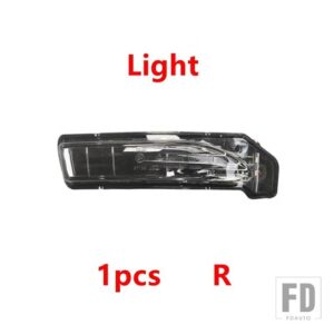 カーアクセサリー 外装 バックミラーカバー 蓋フレーム ガラスレンズ ウィンカーライトランプ JAC REFINE S5 2013-2017用 - 1pcs Light Right