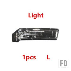 カーアクセサリー 外装 バックミラーカバー 蓋フレーム ガラスレンズ ウィンカーライトランプ JAC REFINE S5 2013-2017用 - 1pcs Light Left