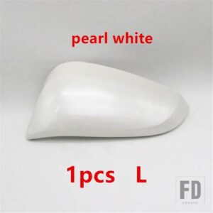 トヨタ 4RUNNER 4RUNNER 2013 2014 2015-2019-23用 カーウィングサイドハウジングキャップ バックミラーカバー - 1pcs pearl white L
