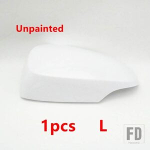 トヨタ 未塗装自動車用 バックミラーカバーハウジング蓋ケースキャップ プリウス C アクシオ プレミオ アクア 2012-2018用 - 1pcs Left L