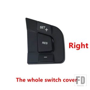 ジャガー ランドローバー ディスカバリー フリーランダー用ステアリングホイール多機能ボタンカバーキャップ XE XF用 - whole Right