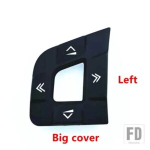 ジャガー ランドローバー ディスカバリー フリーランダー用ステアリングホイール多機能ボタンカバーキャップ XE XF用 - big Left
