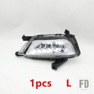 MG ZS 2017 2018 2019用 ABSクロームフロントフォグランプ装飾ストリップ - 1pcs light Left