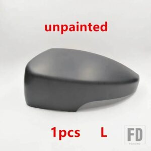 フォード バックミラーカバーシェルガラスレンズウィンカーライトエスケープクーガエコスポーツ2013-19用 - 1pcs unpainted L