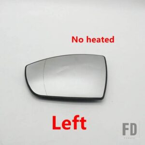 フォード バックミラーカバーシェルガラスレンズウィンカーライトエスケープクーガエコスポーツ2013-19用 - 1pcs No heated LH